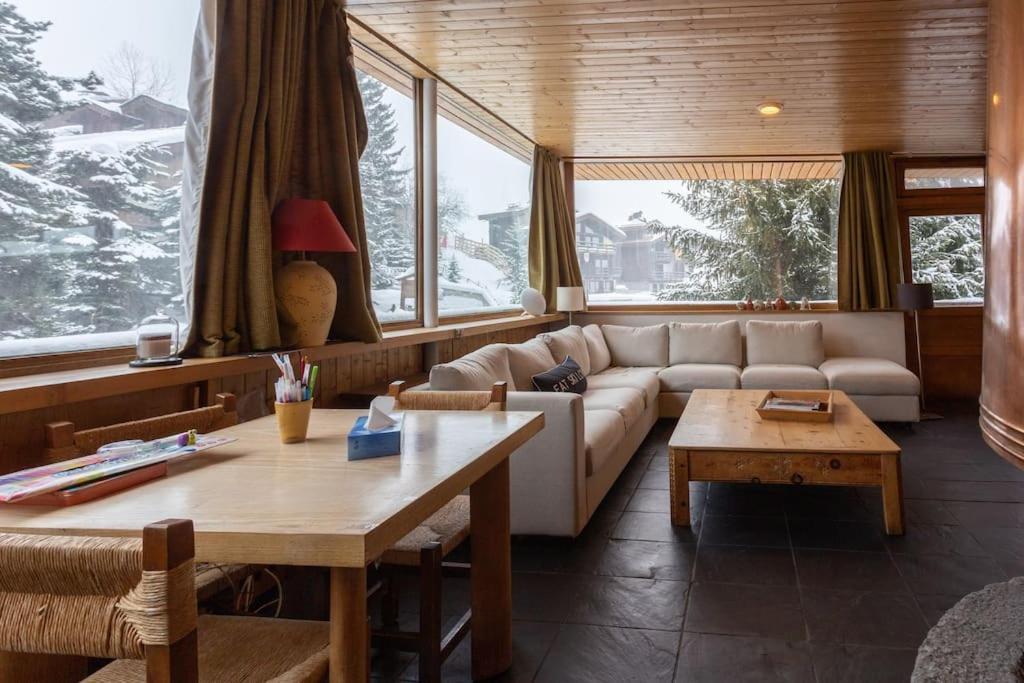 Chalet Robaumont - Grand Chalet Familial Proche Du Centre Et Des Pistes Куршевель Экстерьер фото